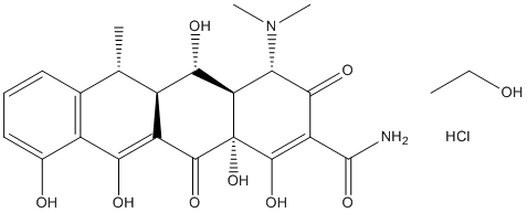 Doxycycline Hyclate Structure